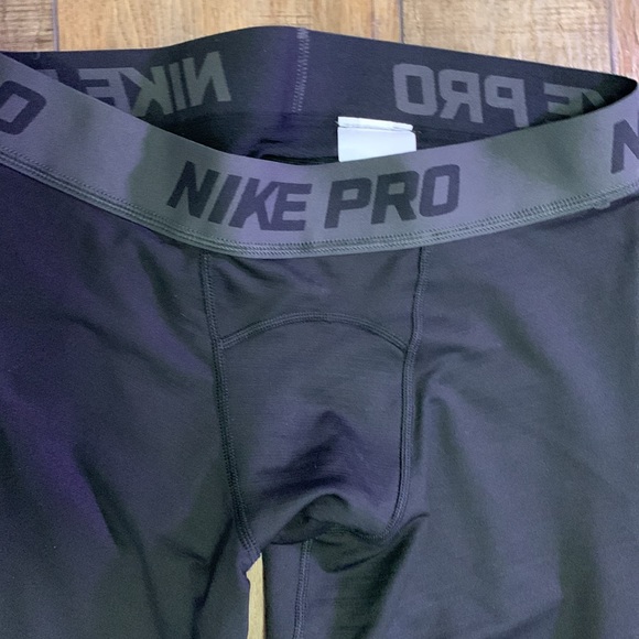 Nike Pro Therma Warm Compression Training Tights Size Large 929711-010 - Picture 2 of 6
